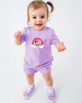 Mickey Mouse Print Short Sets-image-21