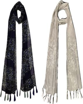 stole villa Women Floral Cotton Scarf -picture-12
