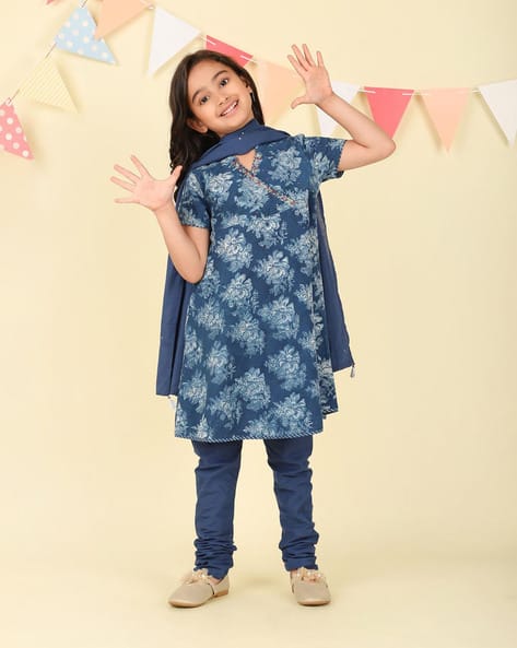 Buy Indigo Ethnic Wear Sets for Girls by Fabindia Online