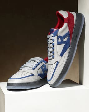 rare rabbit Men Colour-Block Lace-Up Casual Shoes -picture-15