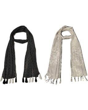 stole villa Women Floral Cotton Scarf -picture-31