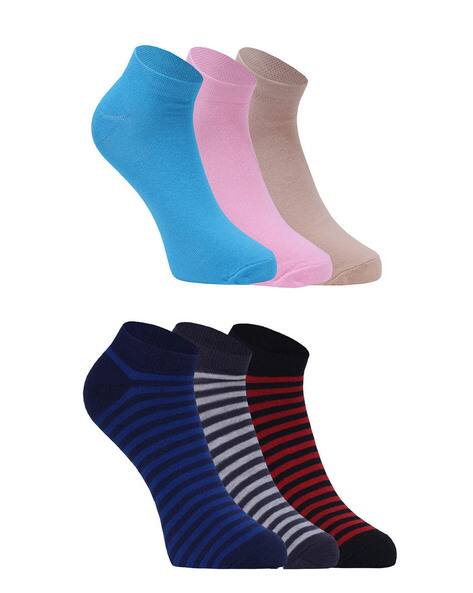 USOXO Men Pack of 6 Everyday Socks