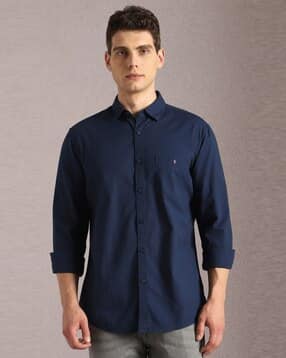 louis philippe Men Classic Slim Fit Shirt-picture-12