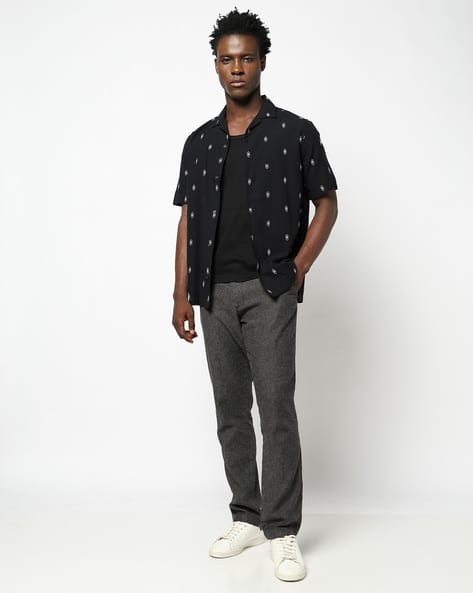 Price History of GAP Men Graphic Print Regular Fit Shirt from Ajio