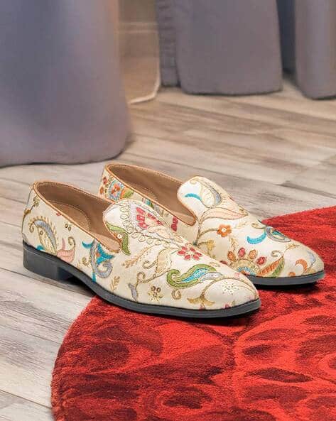 mens embroidered dress shoes Green Embroidered Dress Shoes D1244｜Formal Occasions｜VICHYKING – VichyKing®