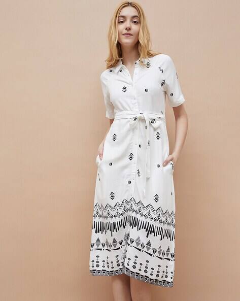 Fame forever by lifestyle Women Viscose Rayon Printed Dress