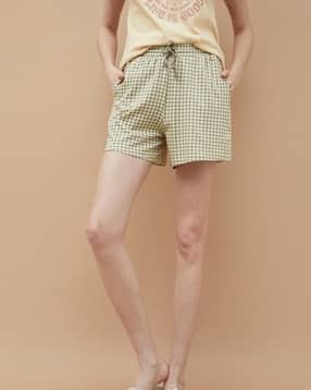 ginger by lifestyle Cotton Stripes Shorts-picture-26