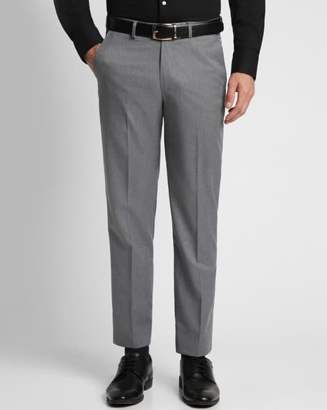 Price History of PETER ENGLAND Men Slim Fit Flat-Front Trousers