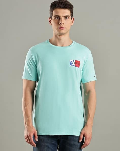 TOMMY HILFIGER Men Graphic Regular Fit Crew Neck T-shirt