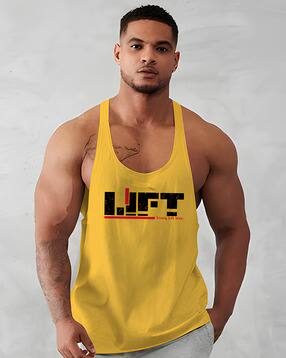 bab Typographic Printed Sleeveless Vest-picture-10