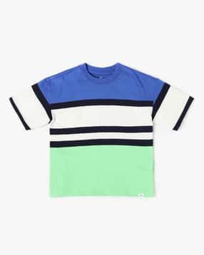 gap kids Boys Colourblock Relaxed Fit Round-Neck T-Shirt-picture-36