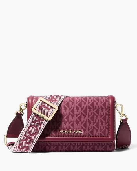 Buy Michael Kors Jet Set Large Logo Crossbody Bag Purple Color