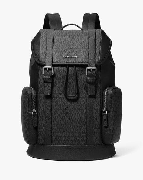 Buy Michael Kors Hudson City Buckle Backpack | Black Color Men