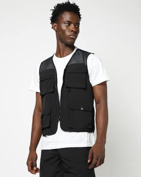 Men Relaxed Fit Outdoor Utility Vest
