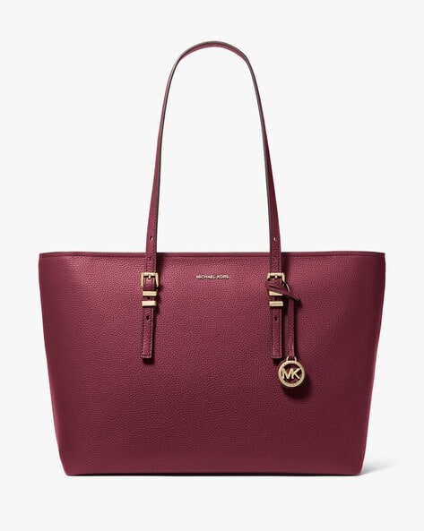 Quinn Large Top-Zip Tote Bag