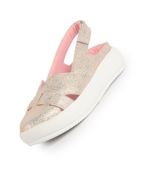 fausto Women Embellished Slip-On Shoes with Velcro Closure-picture-13
