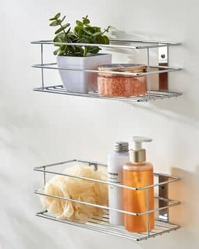 home centre Orion Chester Set of 2 Metal Shower Caddy-picture-29