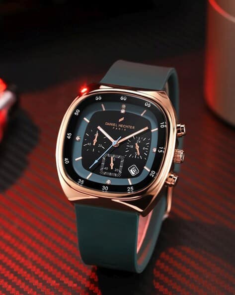 DANIEL HECHTER Men Analogue Watch with Tang Buckle