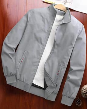 buda jeans co Men Zip-Front Jacket with Insert Pockets-picture-47