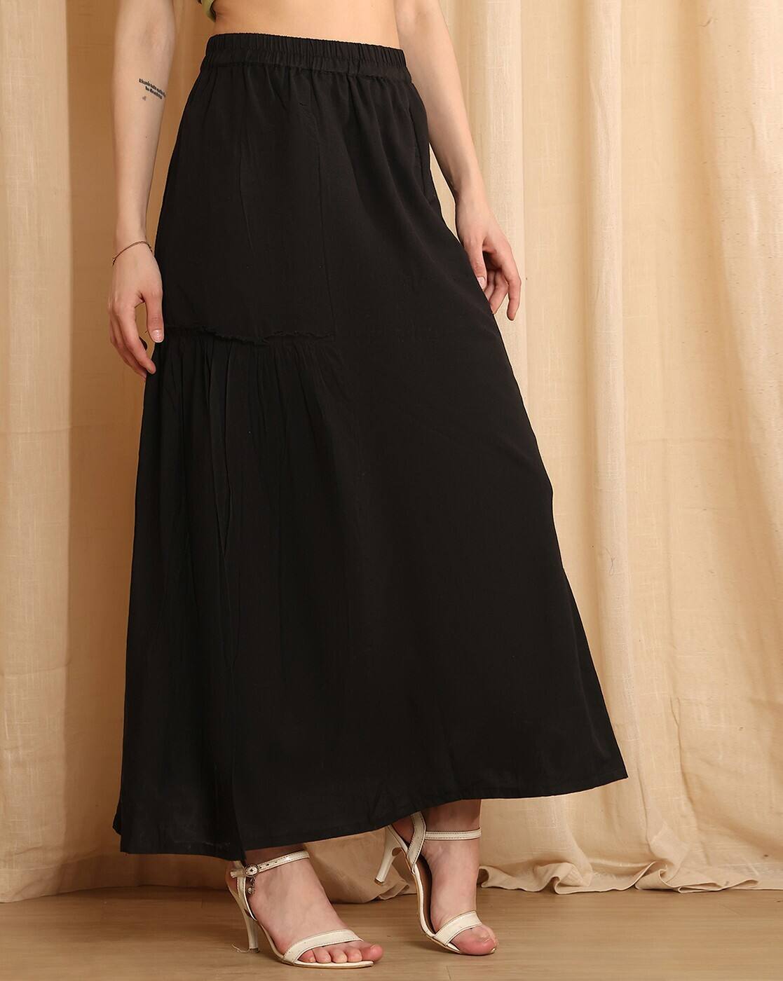 Buy Black Skirts for Women by NEUDIS Online | Ajio.com