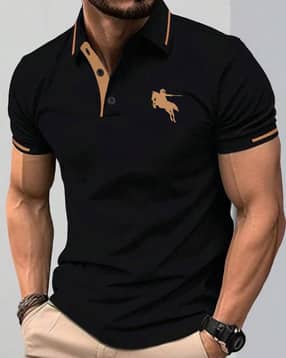 Men Regular Fit Polo T-Shirt