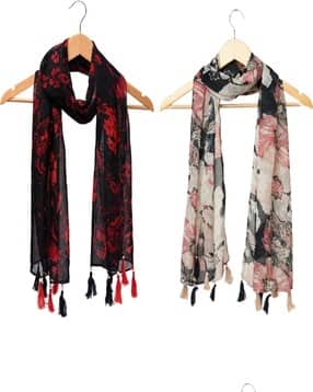 stole villa Women Floral Cotton Scarf -picture-20