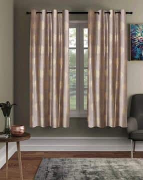 Set of 2 Semi Blackout Window Curtains 