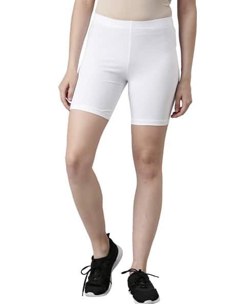 Buy White Shorts for Women by GO COLORS Online