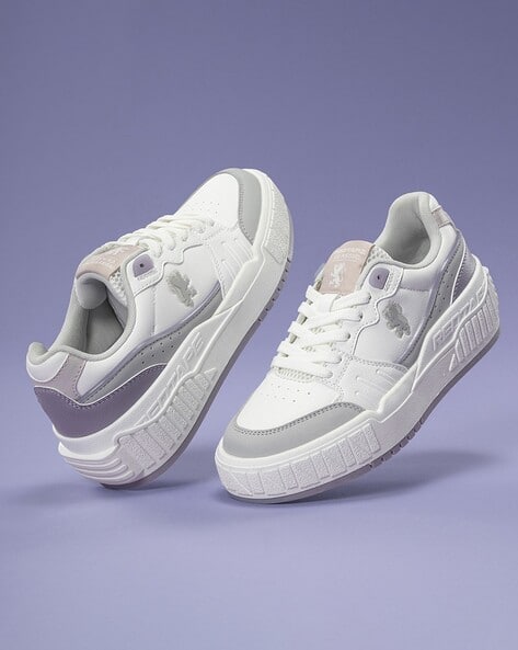 Buy White/Purple Casual Shoes for Women by RED TAPE Online