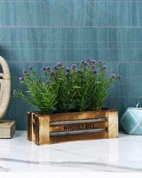 tayhaa Artificial Flower Plant with Wooden Box-picture-19