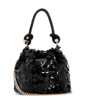 guess Sequined Polyester Holiday Shine Top-Handle Pouch-picture-42