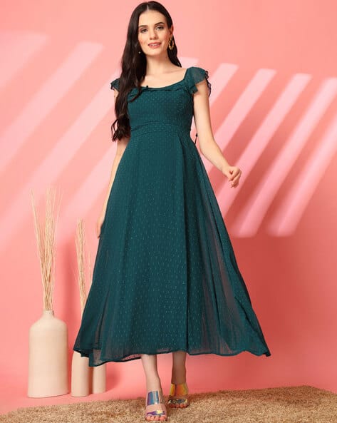 Buy Green Dresses for Women by LEIA Online | Ajio.com