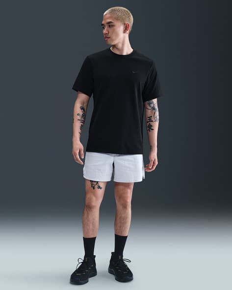 NIKE Men DF Primary STMT EXT Regular Fit Crew-Neck T-Shirt