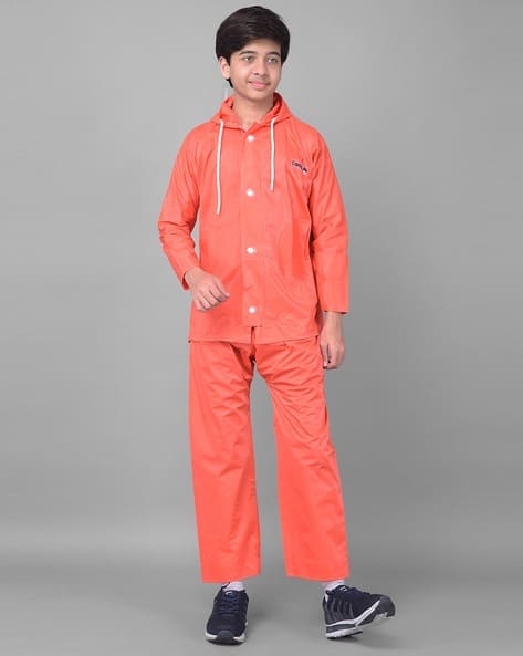 Buy Orange Rainwear and Windcheaters for Boys by Dollar Online