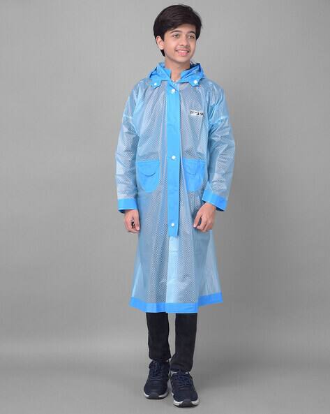 Boys Polka-Dot Waterproof Raincoats
