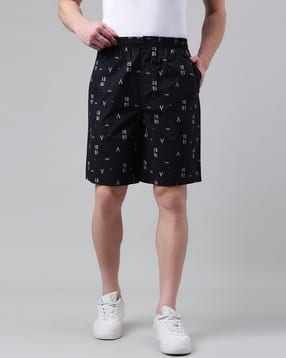 Men Printed Shorts with Insert Pockets-image-4