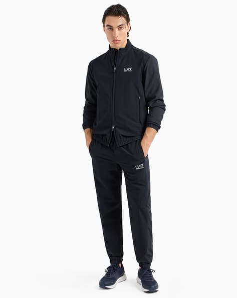Buy EA7 Emporio Armani Tennis Pro Regular Fit Tracksuit Black