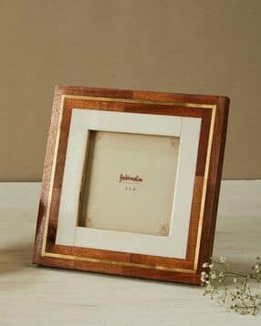 Wood Inlay Photo Frame-4"x4" -image-16