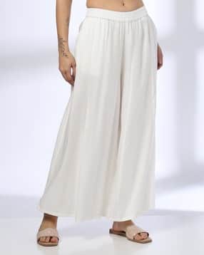 avaasa mix n' match Women Flared Palazzos with Insert Pockets-picture-24
