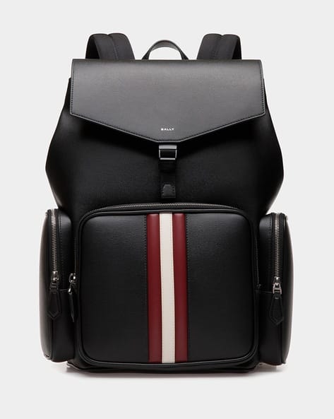 Buy Bally Mythos Leather Backpack Black Color Men AJIO LUXE