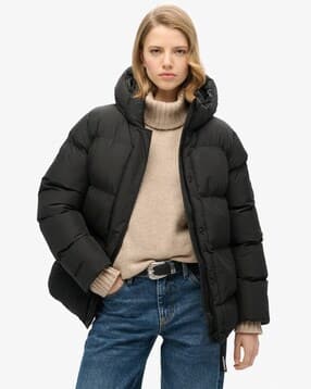superdry Women 5 Baffle Sports Relaxed Fit Puffer Jacket-picture-31