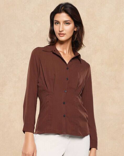RAREISM Solid TopaWomen Regular Fit Top