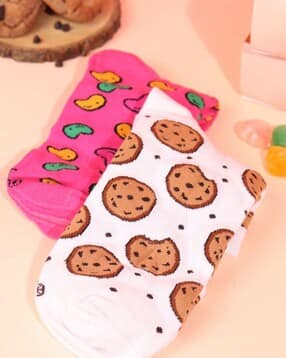 thela gaadi Men Embroidery Ankle-Length Socks-picture-38