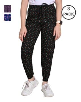 pixie n prince Girls Regular Cotton Fitted Track Pants-picture-16