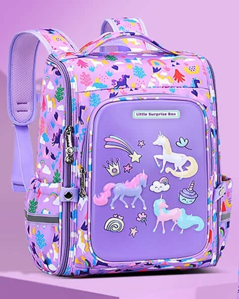 Buy Purple Backpacks for Girls by Little Surprise Box Online