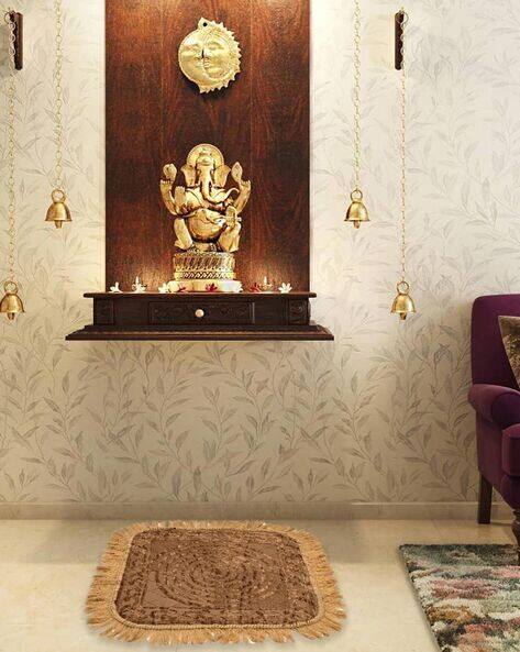 RRC Set of 2 Patterned Pooja Asan Mat 1.6' x 1.6'