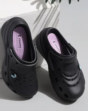 chupps Women Perforated Slingback Clogs-picture-12