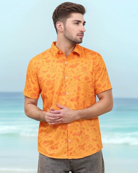 NEONOMAD Men Cartoon Regular Fit Shirt