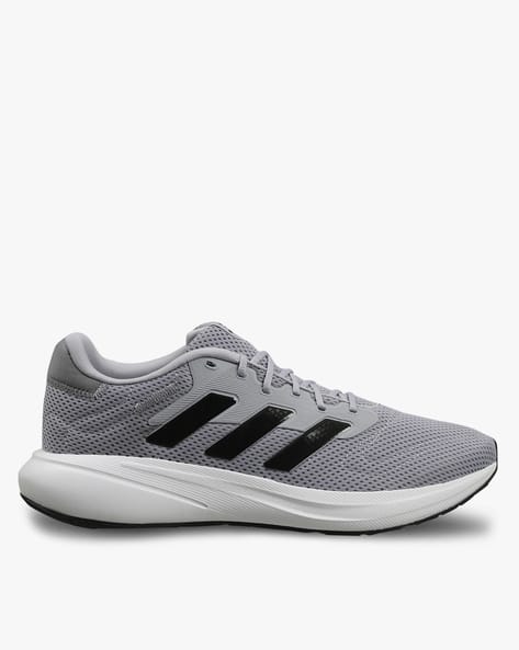 adidas gazelle silver green womens adidas Response Pace Running Shoes - Men's - Core Black / Cloud White / Matte Silver main image 1