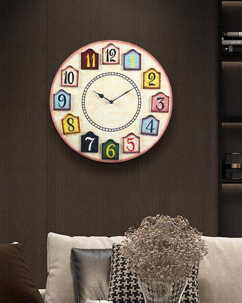 Aapno Rajasthan Abstract Handpainted Wall Clock